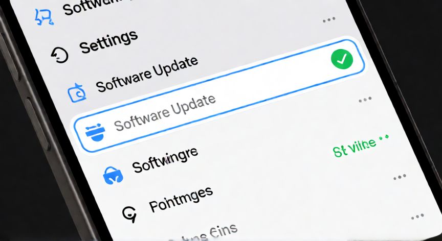que android acepta whatsapp, Menú de configuración de Android verificando la compatibilidad con WhatsApp