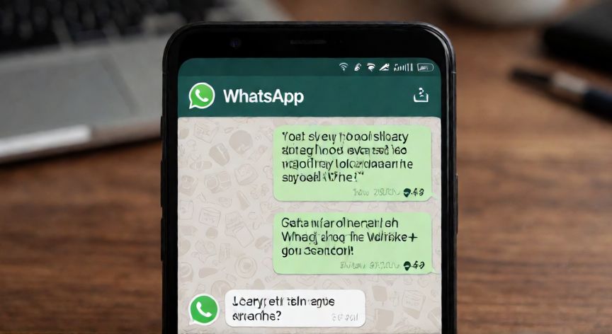 que android minimo necesita whatsapp, Pantalla de teléfono Android mostrando la aplicación de WhatsApp