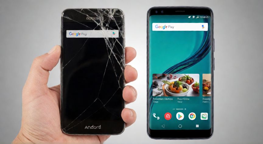 que android necesito para whatsapp, Comparación entre un teléfono Android antiguo y uno nuevo
