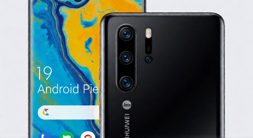 que android tiene el huawei p30 pro, Huawei P30 Pro mostrando la interfaz de Android 9 en la pantalla