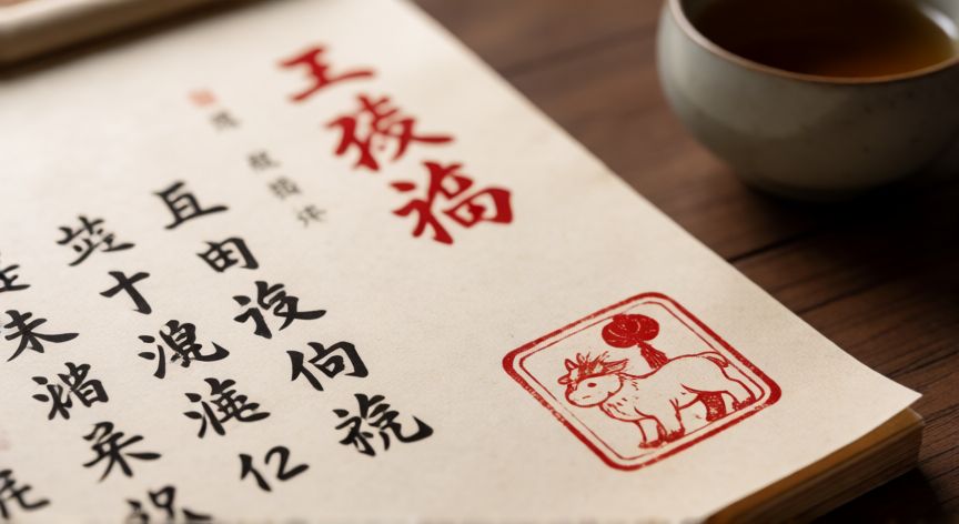 que animal del zodiaco chino soy, Calendario lunar chino con fecha del Año Nuevo y estampado de signo zodiacal