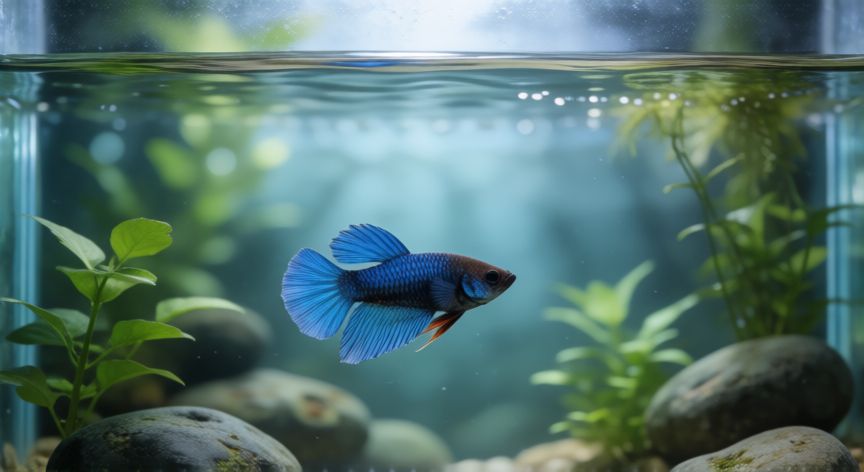 que animal duerme con los ojos abiertos, pez dormido con los ojos abiertos en un acuario