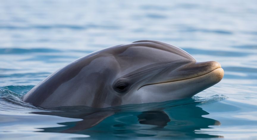 que animal duerme con un ojo abierto y otro cerrado, Delfín durmiendo con un ojo abierto y otro cerrado en el mar