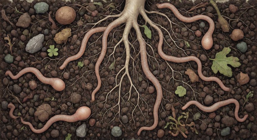 que animal hay mas en el mundo, Nematodos en el suelo observados bajo microscopio