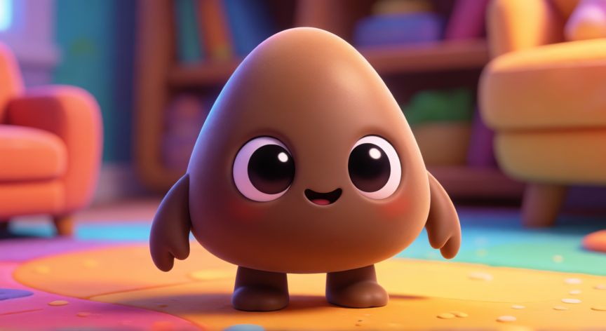 que animal o cosa es pou, Pou, la mascota virtual alienígena de forma triangular con ojos negros