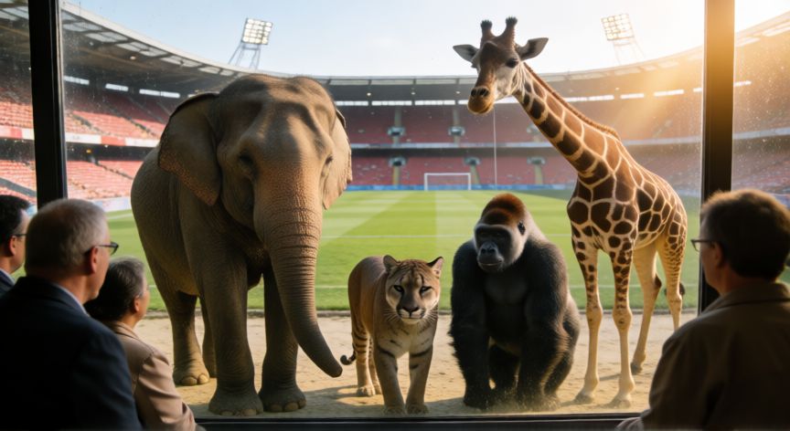 que animal predice el mundial 2026, Animales del Zoológico de Guadalajara participando en predicciones para la Copa Mundial 2026