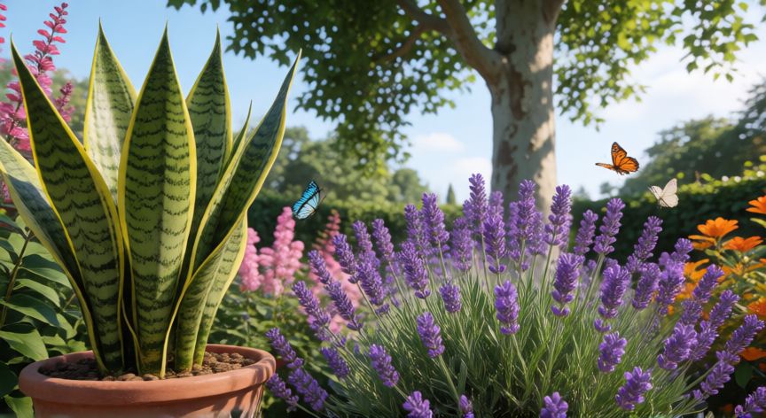 qué animal y plantas observan con mayor frecuencia, Flora común en jardines con plantas de interior y arbustos floridos
