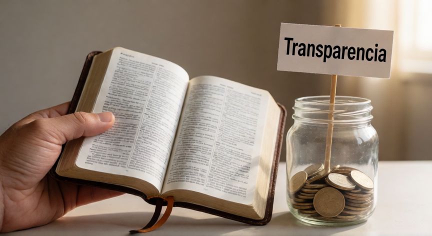 que cambiarias de la iglesia, Biblia y ahorro transparente