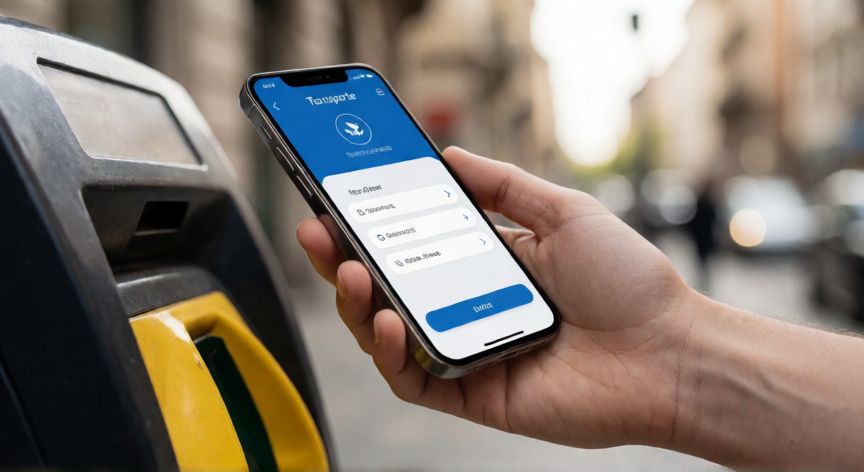 que celulares tienen tecnología nfc, Móvil usando NFC para validar transporte público