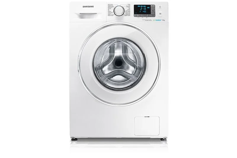 Lavadora Samsung de carga frontal Eco Bubble con panel digital y display de códigos