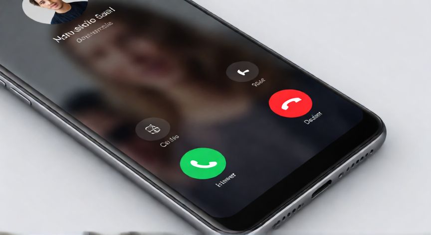 que es android incallui, Pantalla de un teléfono Android mostrando la interfaz de una llamada entrante