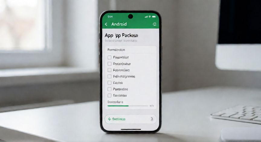 que es android installer, Pantalla de teléfono mostrando la interfaz del instalador nativo de Android