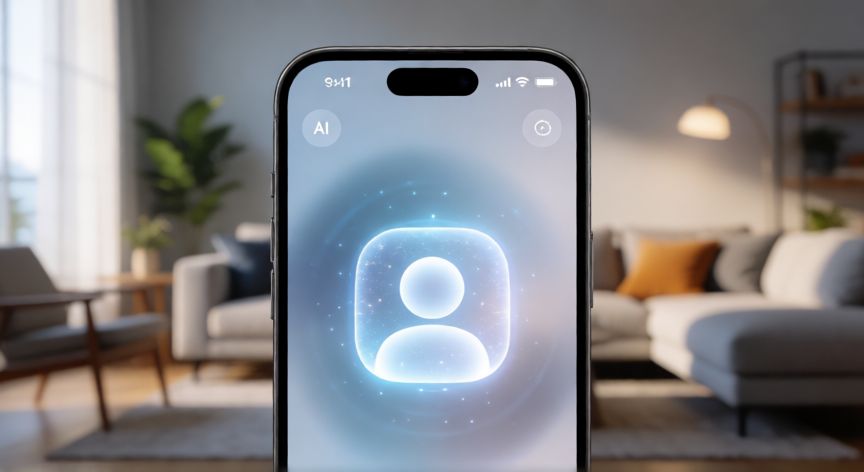 que es android intelligence system, Pantalla de un móvil mostrando interfaz de inteligencia artificial Android