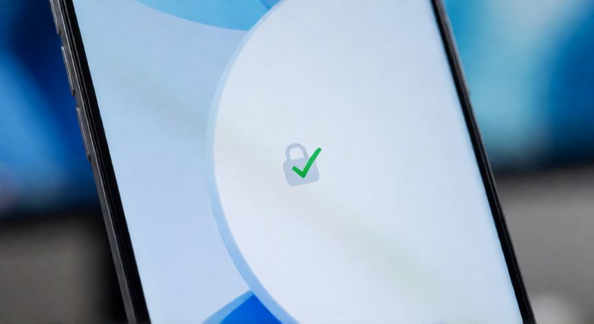 que es android key system verifier, Pantalla de móvil mostrando verificación de seguridad Android
