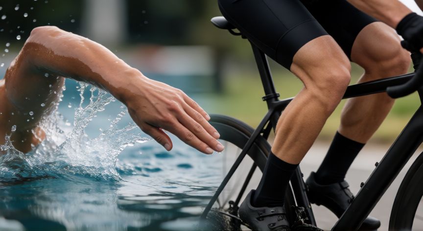 que es mejor andar en bici o nadar, Detalle del esfuerzo físico en la natación y el ciclismo