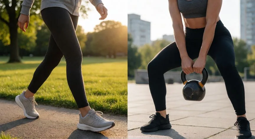 ¿Qué es mejor: andar o hacer ejercicio intenso?