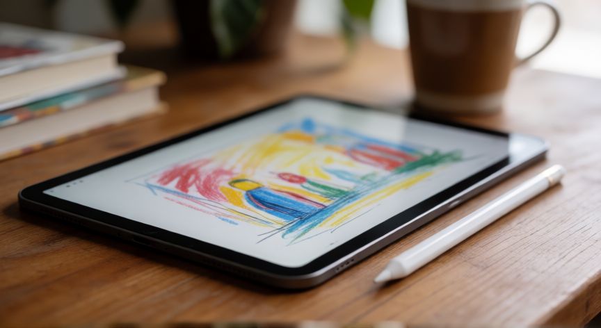 que es mejor ordenador o ipad, iPad con lápiz digital para dibujo y apuntes