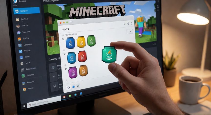 que es minecraft optifine, Instalación del archivo OptiFine en la carpeta de mods de Minecraft