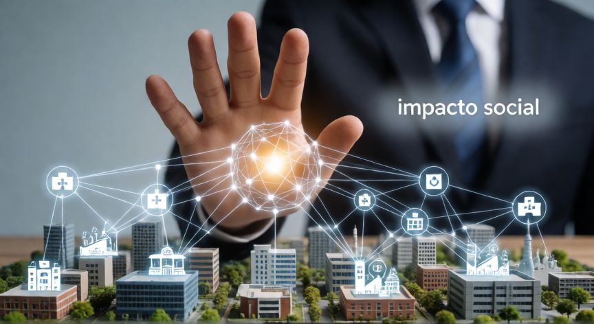 que es tecnología y sociedad, Red de datos que conecta servicios sociales, educación, salud y economía