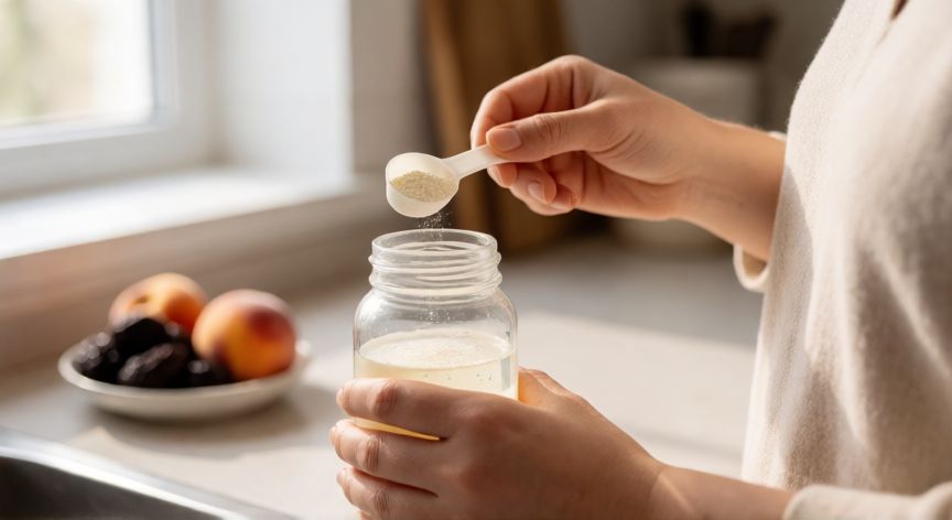que formula no estriñe a los bebes, Preparación correcta del biberón con la proporción exacta de agua y leche en polvo