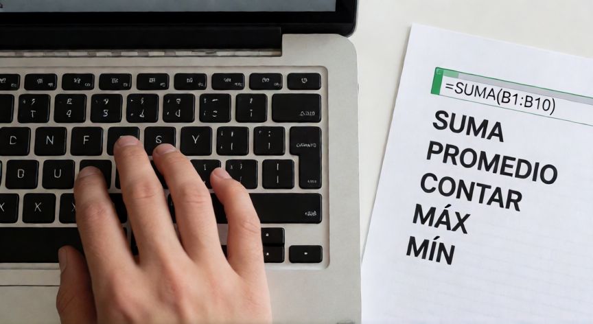 que formula no existe en excel, Personas escribiendo la fórmula correcta =SUMA() en la barra de fórmulas de Excel