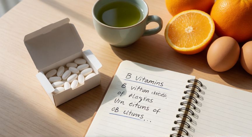 qué fórmula tiene el neurobión, Escenario de suplementación vitamínica con alimentos ricos en vitaminas del grupo B