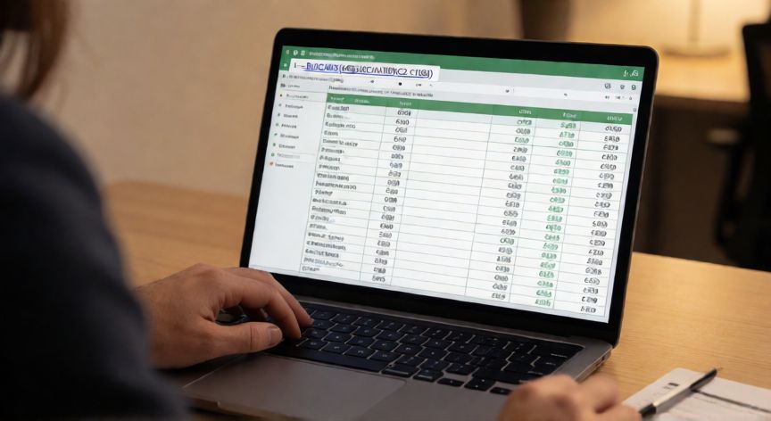 que formula usar para buscar datos en excel, Pantalla de Excel mostrando la fórmula BUSCARX en la barra de fórmulas con una tabla de productos