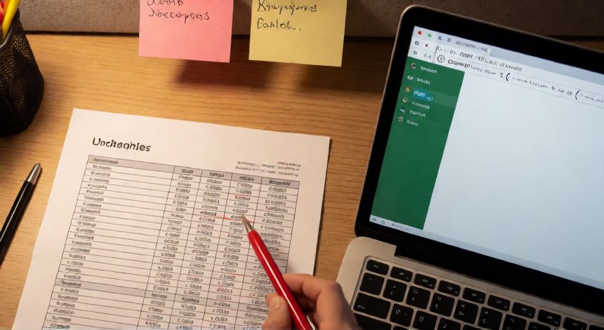 que formula utilizar en excel para buscar datos repetidos, Pantalla de Excel con la fórmula CONTAR.SI y una tabla impresa con valores repetidos señalados