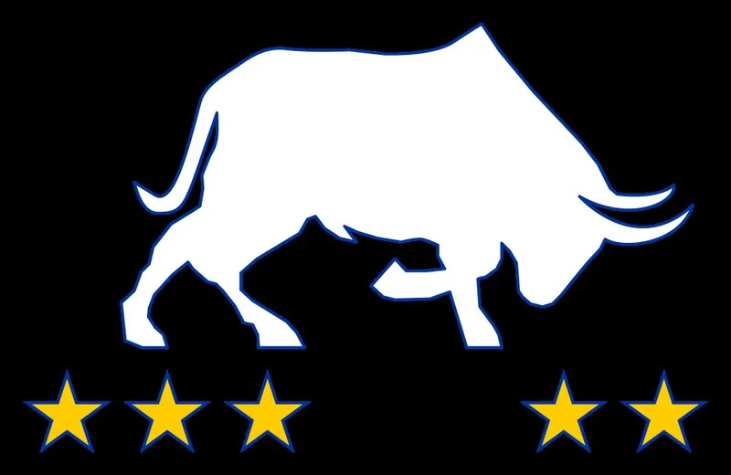 Emblema de la tarjeta de residencia de la UE con toro y estrellas