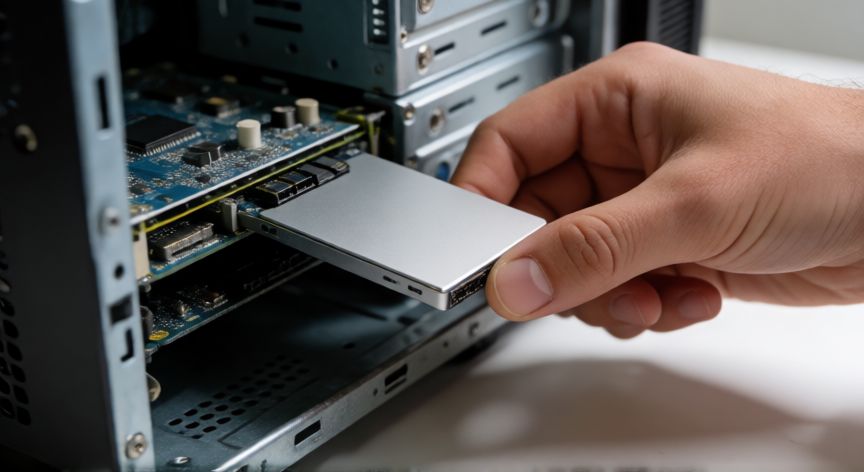 que hacer ordenador viejo, Instalación de un disco SSD en un ordenador antiguo