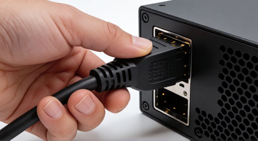 que hacer si el ordenador no enciende, Conectando el cable de alimentacion a la fuente del ordenador