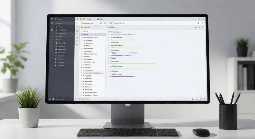Persona diagnosticando lentitud del PC con el Administrador de tareas abierto en pantalla