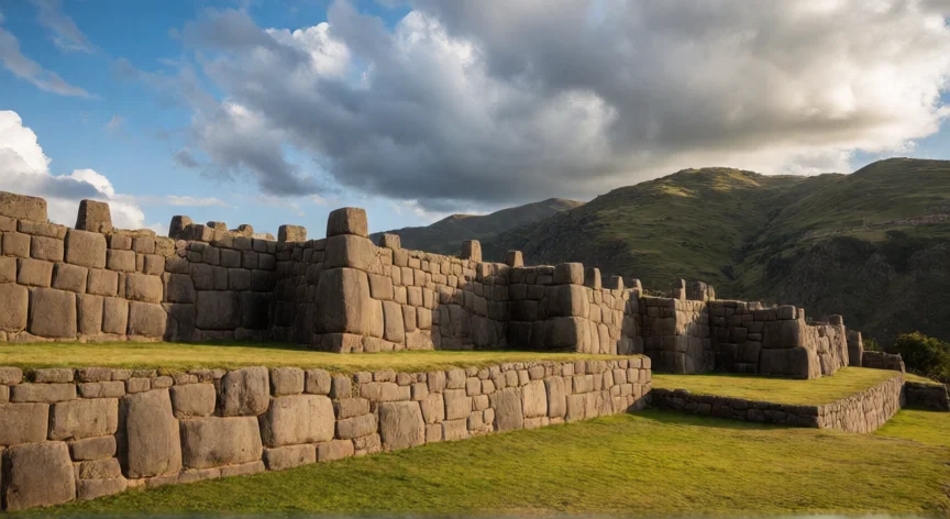 Murallas megalíticas de Sacsayhuamán en Cusco, obra de Pachacuti Inca Yupanqui