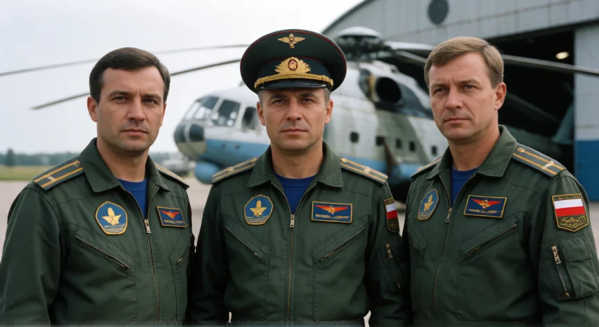 que hicieron los 3 heroes de chernobyl, Los tres pilotos soviéticos del Mi-26, héroes de Chernóbil