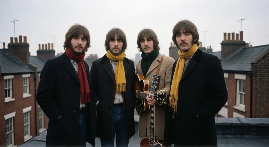 que hicieron los beatles, Los Beatles en la azotea de Apple Corps, Londres, 1969, su último concierto público