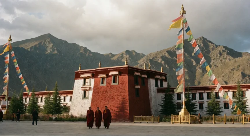 El Palacio de Potala en Lhasa, Tíbet, símbolo histórico y religioso de la región