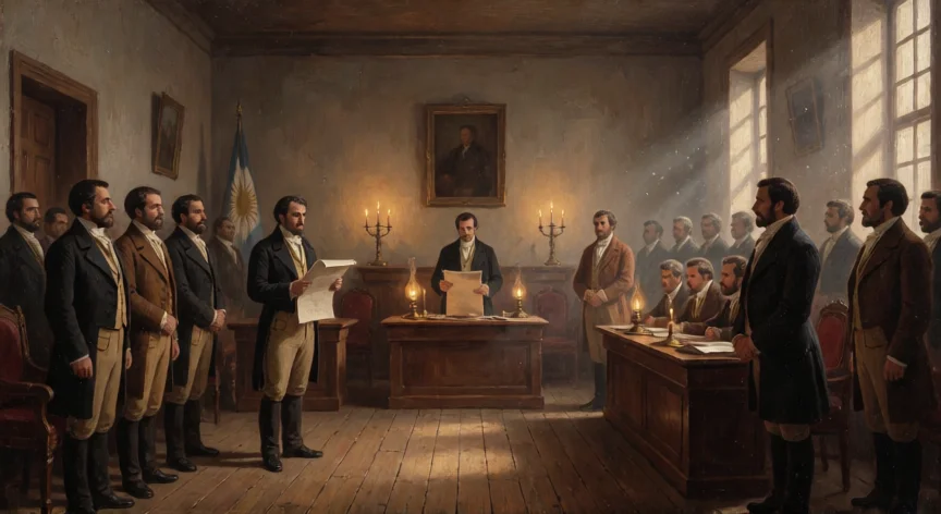 qué hicieron los congresales el 9 de julio de 1816, Sesión del Congreso de Tucumán declarando la independencia el 9 de julio de 1816
