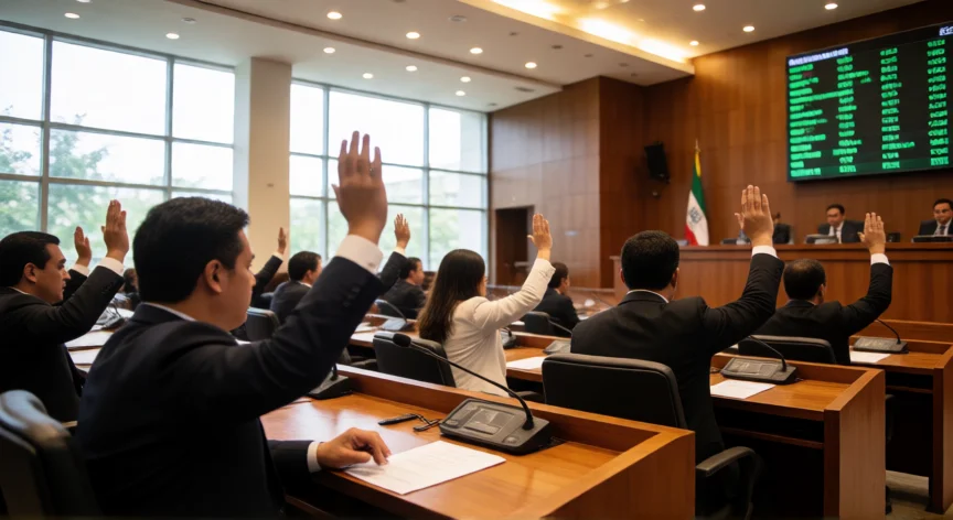 que hicieron los congresales luego de decir si queremos, Sesión extraordinaria de la Asamblea Nacional tras la votación favorable al 'sí, queremos'