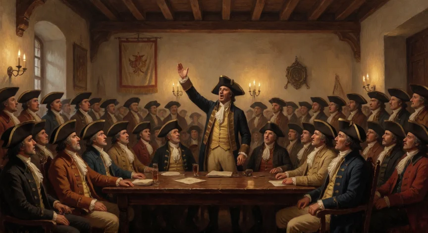 Recreación del Cabildo Abierto del 25 de mayo de 1810 en Buenos Aires