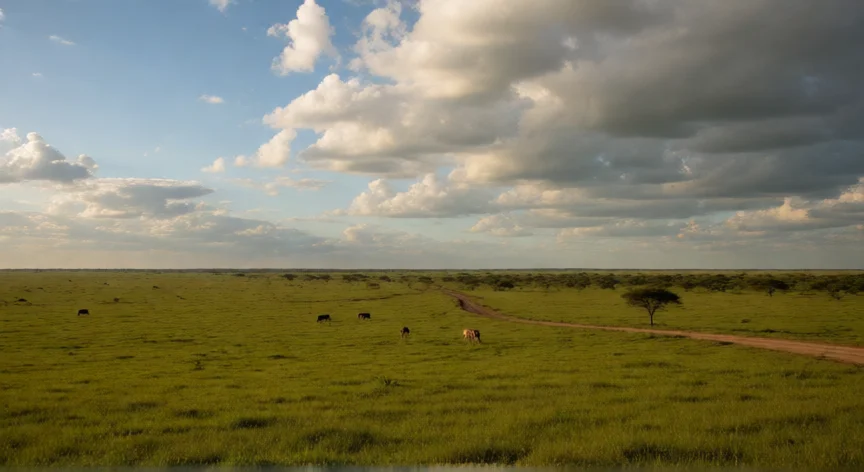 que hicieron los españoles en venezuela, Paisaje de los llanos venezolanos con ganadería extensiva, legado de la hacienda colonial española