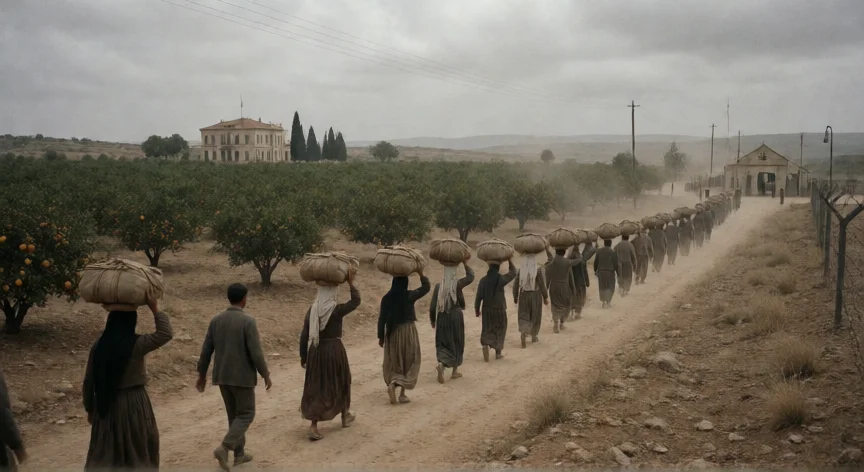 que hicieron los franceses en argelia, Desplazamiento forzado de población argelina durante la guerra de liberación en los años 50