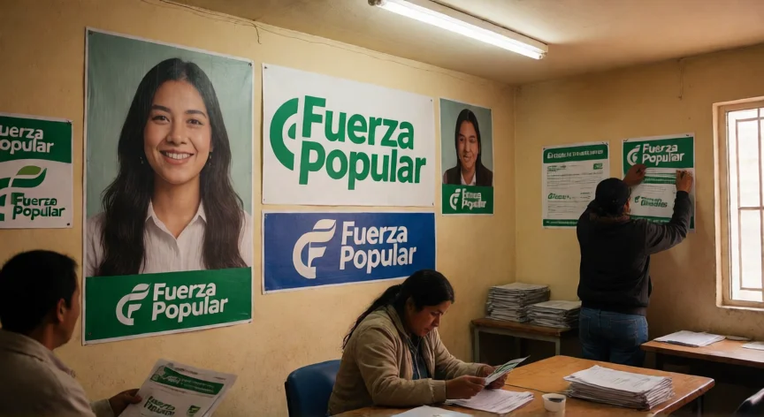 que hicieron los fujimori, Oficina de campaña del fujimorismo en provincia durante las elecciones peruanas