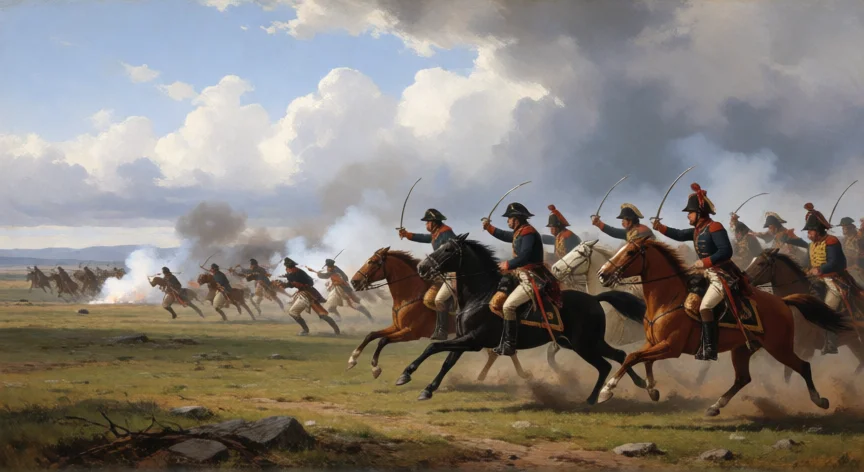 que hicieron los granaderos de san martin, Carga de granaderos a caballo en la batalla de Maipú, 1818