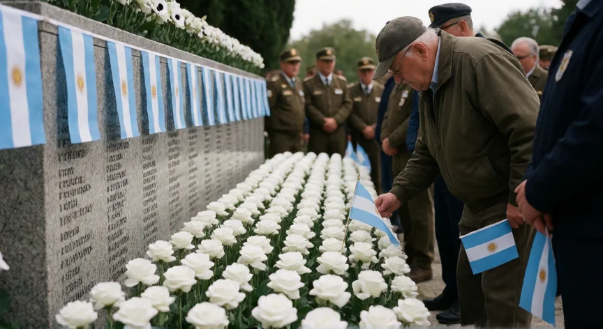que hicieron los ingleses a los argentinos, Monumento y homenaje a los caídos en la guerra de Malvinas 1982 en Argentina