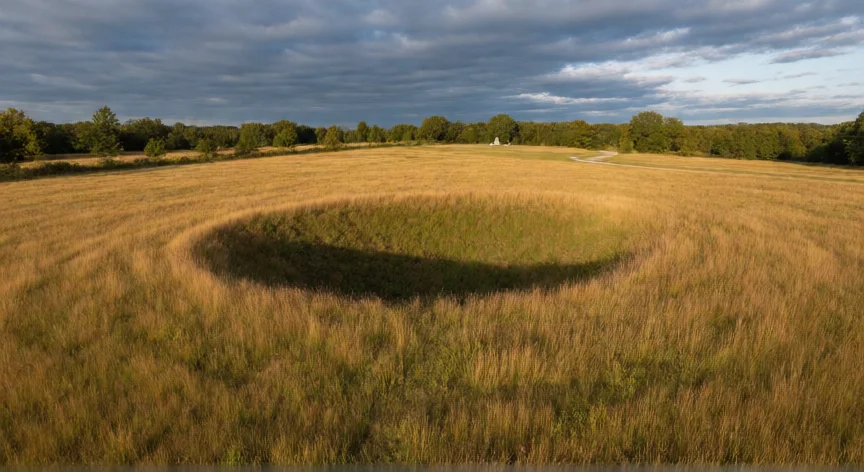 Campo de Shanksville, Pensilvania, lugar donde se estrelló el Vuelo 93 de United Airlines