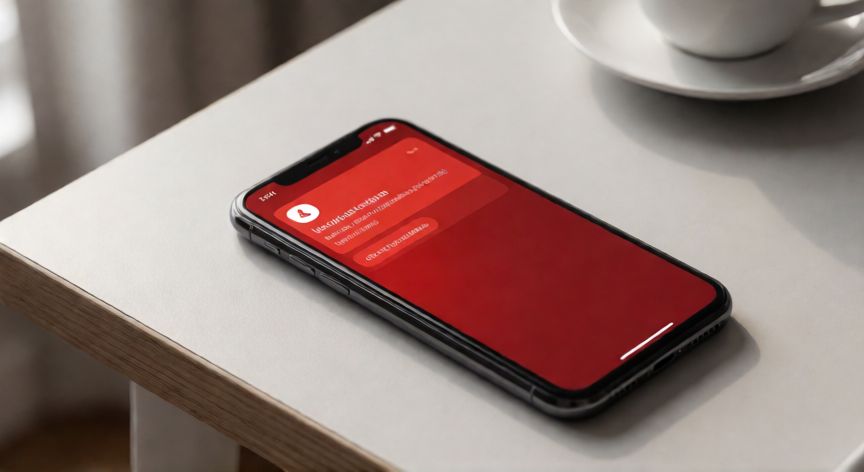 que iphone deja de actualizarse en 2026, iPhone 11 en un escritorio mostrando una notificación de actualización