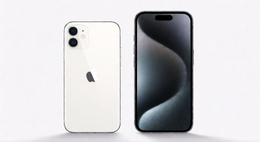 que iphone deja de actualizarse en 2026, Comparación entre un iPhone 11 y un iPhone 15