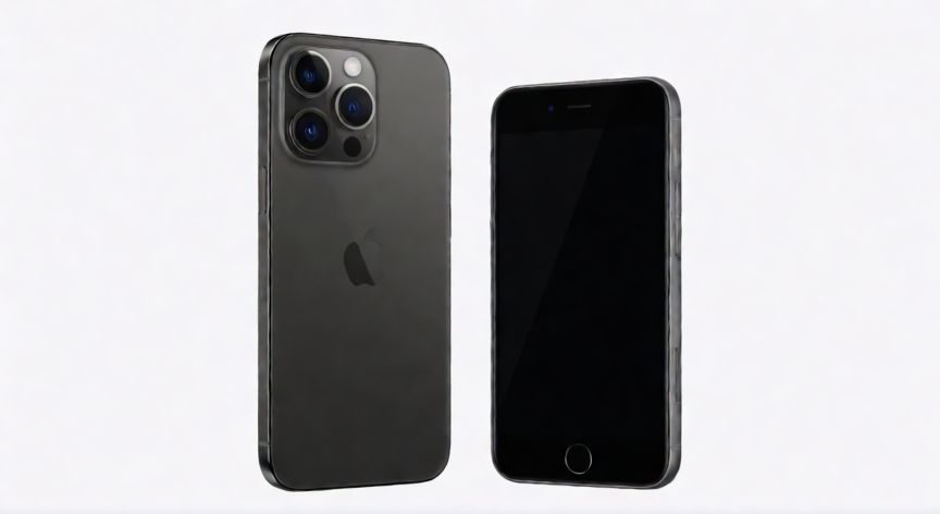 que iphone deja de actualizarse en 2027, Comparativa entre un iPhone nuevo y un iPhone SE antiguo