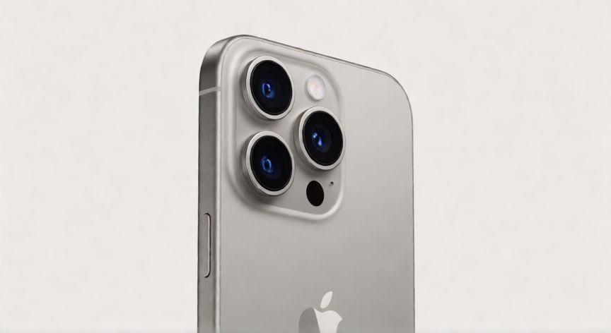 iPhone 16 Pro con diseño de titanio y módulo de cámara triple