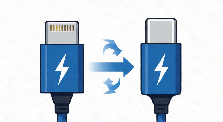 que iphone lleva tipo c, Comparativa técnica entre conector Lightning y USB-C